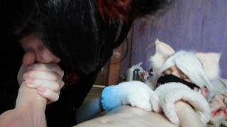 Blowjob von diesem seltsamen jungen Kerl